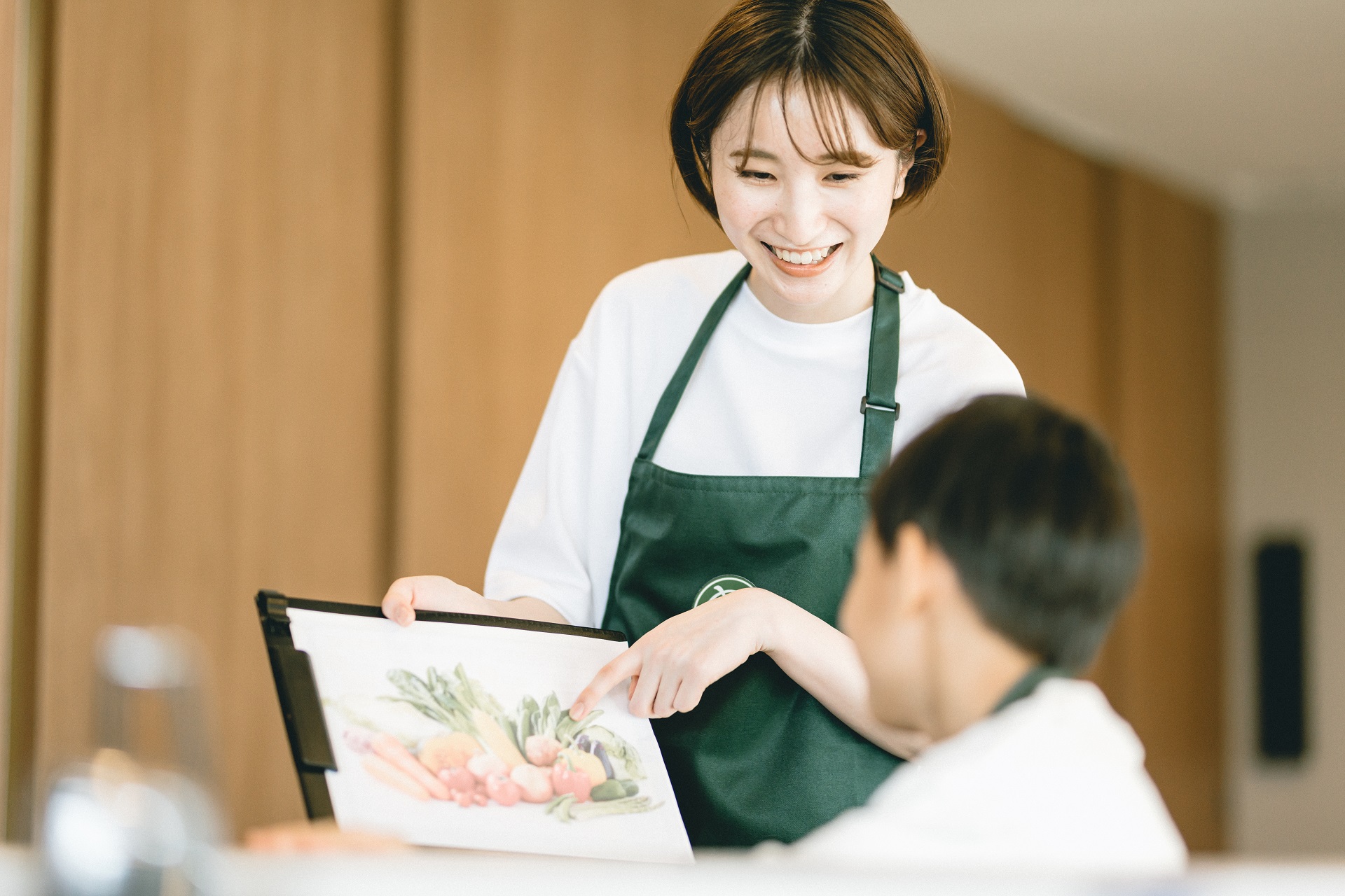 管理栄養士が在籍。当院の五感で学ぶ食育プログラム
